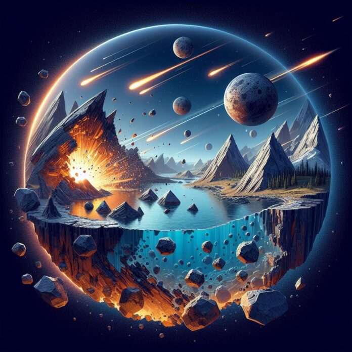 tierra El análisis de meteoritos muestra que los bloques de construcción de la Tierra contenían agua